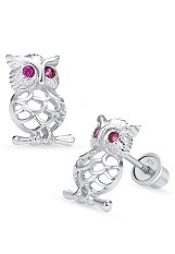 ravishing baby screw back baby earrings